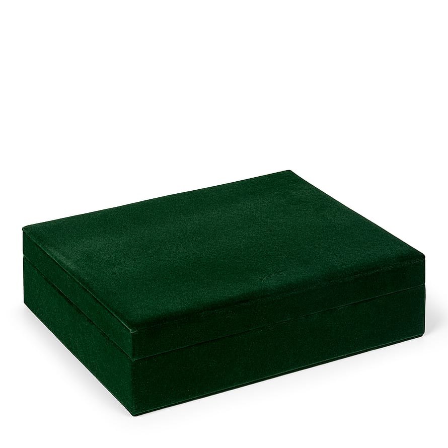 DAY ET Velvet Jewelry Case Large Darkest Spruce