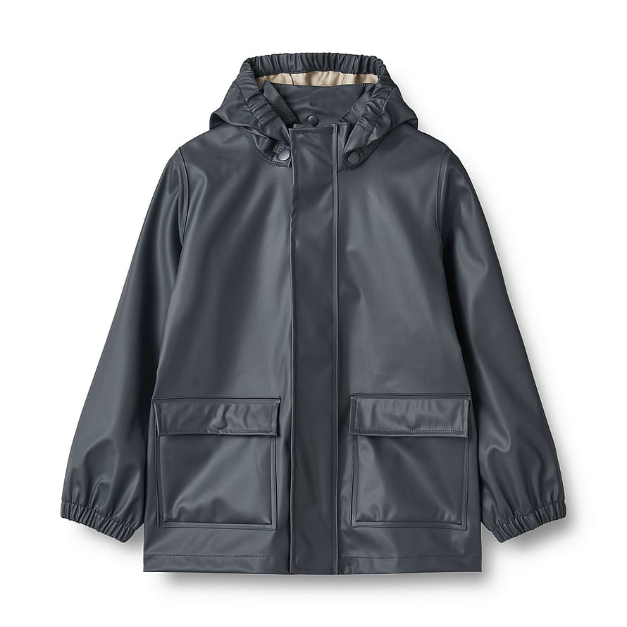 WHEAT Rainwear Ollo Jacket Ink Str 122/7 år