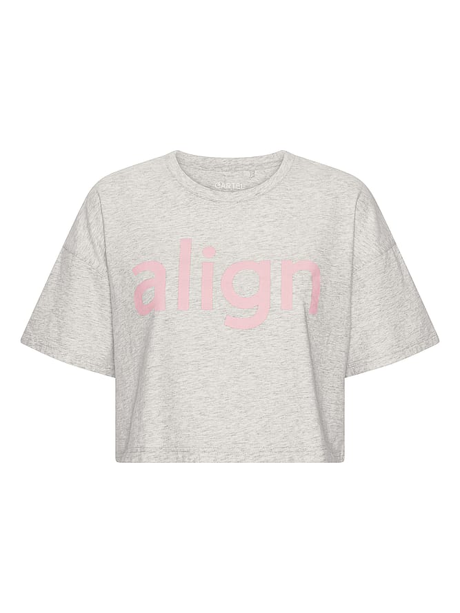 Cartel Copenhagen Align by Blume Crop Tee Grey S