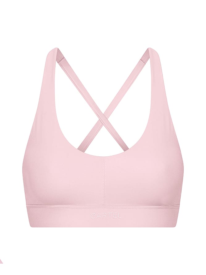 Cartel Copenhagen Align by Blume Cross-over Sports Top Blush S