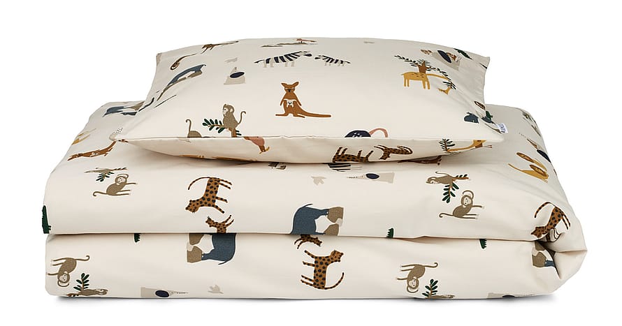 LIEWOOD Lewis Muslin Cloth 2-Pack All together / Sandy