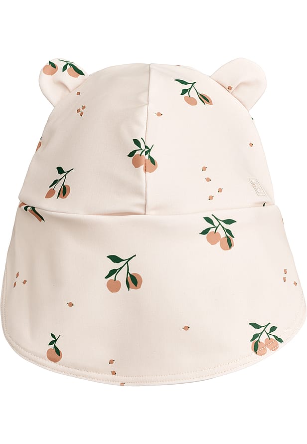 LIEWOOD Senia Solhat med ører Peach / Sea shell 0/3 mdr.