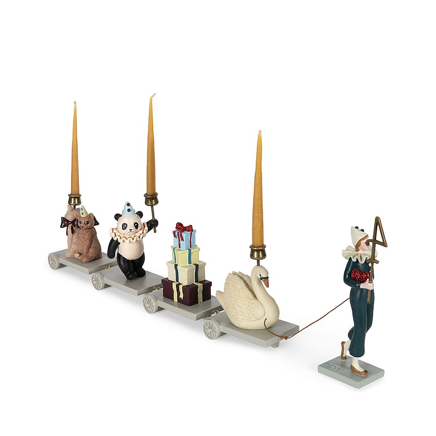 Konges Sløjd Birthday Train Clown Coeur Multi