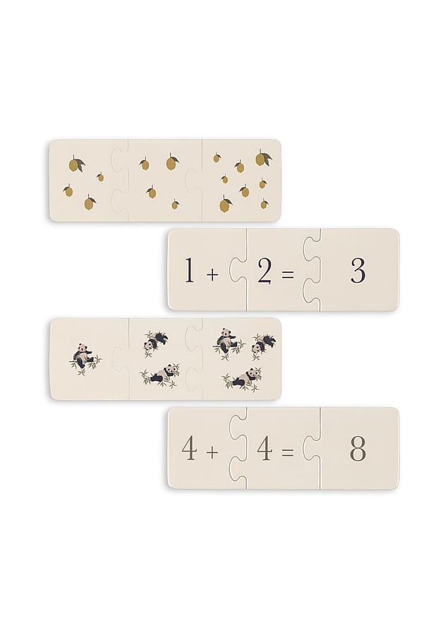 Konges Sløjd Cardboard Puzzle Math Fsc Multi