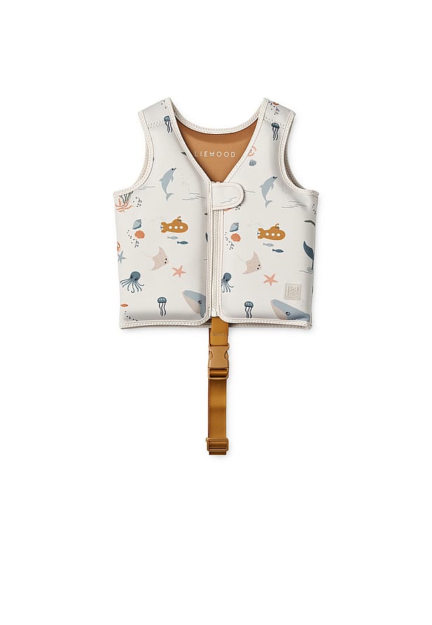 LIEWOOD Dove Swim Vest Sea Creature / Sand 11-15 Kg