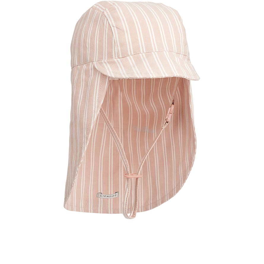 LIEWOOD Cecilia Sun Hat Sorbet rose / Creme de la creme 3-4 år