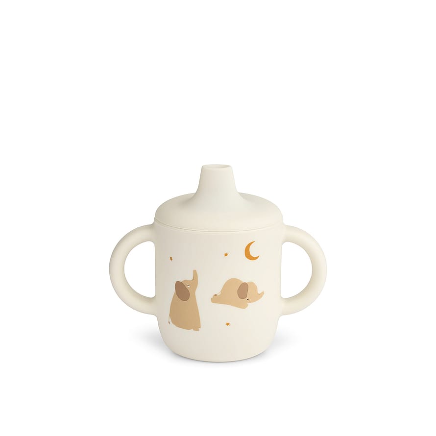 LIEWOOD Neil Sippy Cup Elephant / Creme de la creme