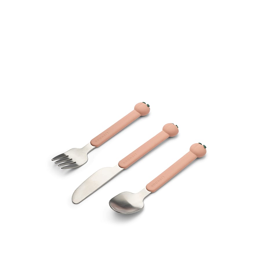 LIEWOOD Tove Peach Cutlery Set Universe / Classic Navy