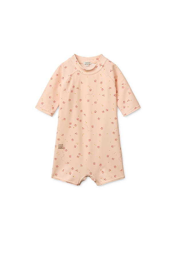 LIEWOOD Thor Baby Swim Jumpsuit Mini Butterfly / Apple blossom Str. 56