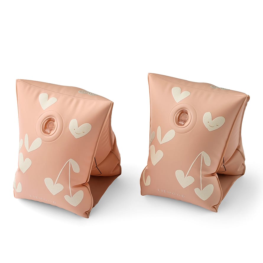 LIEWOOD Shirley svømmevinger med print 2-pak Sweethearts / Pale tuscany 15/30 Kg