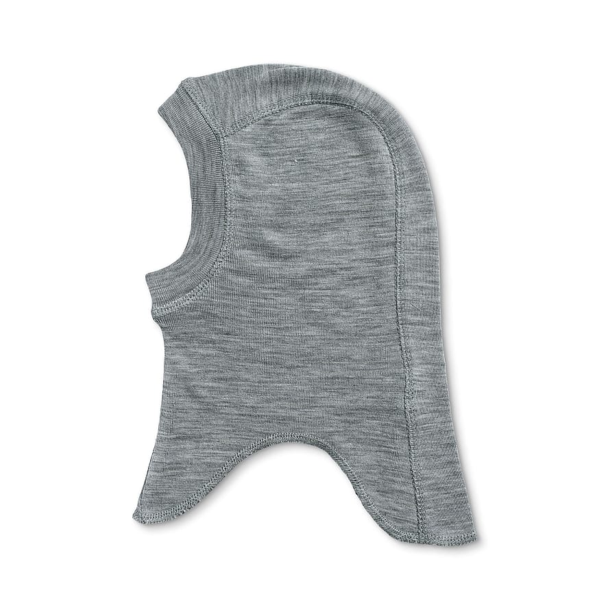 WHEAT Wool Balaclava Felix 2-pak Melange Grey Str 3-9 m/ 44-47 cm