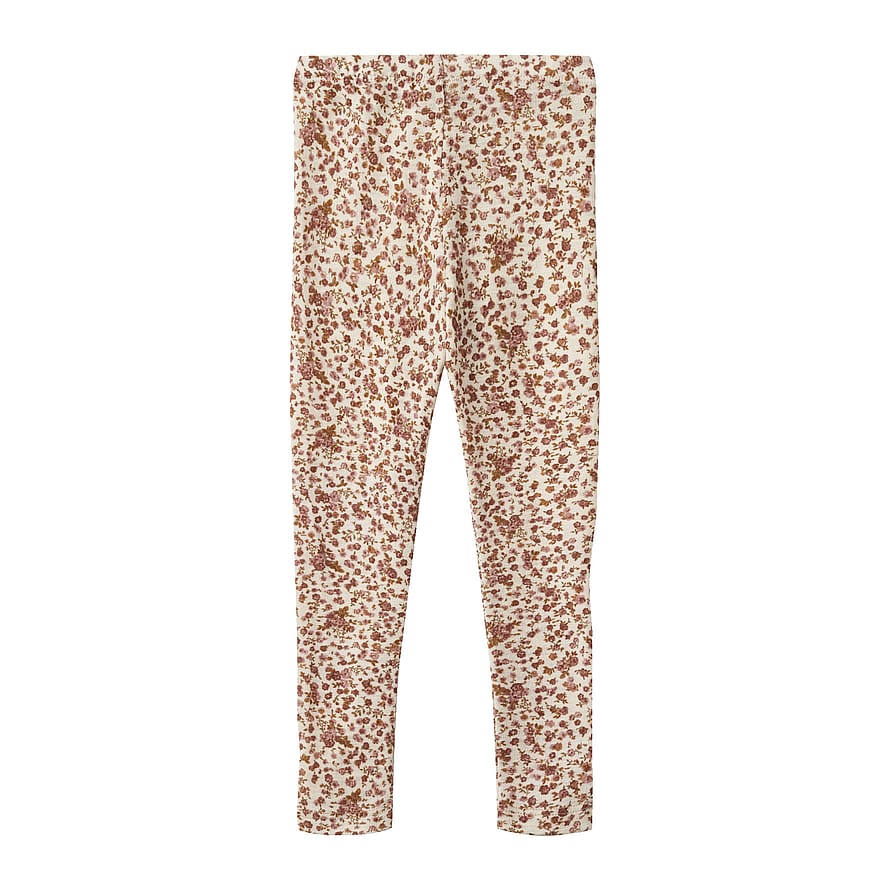 WHEAT Wool Leggings Agi Rose Flowers Str 110/5 år