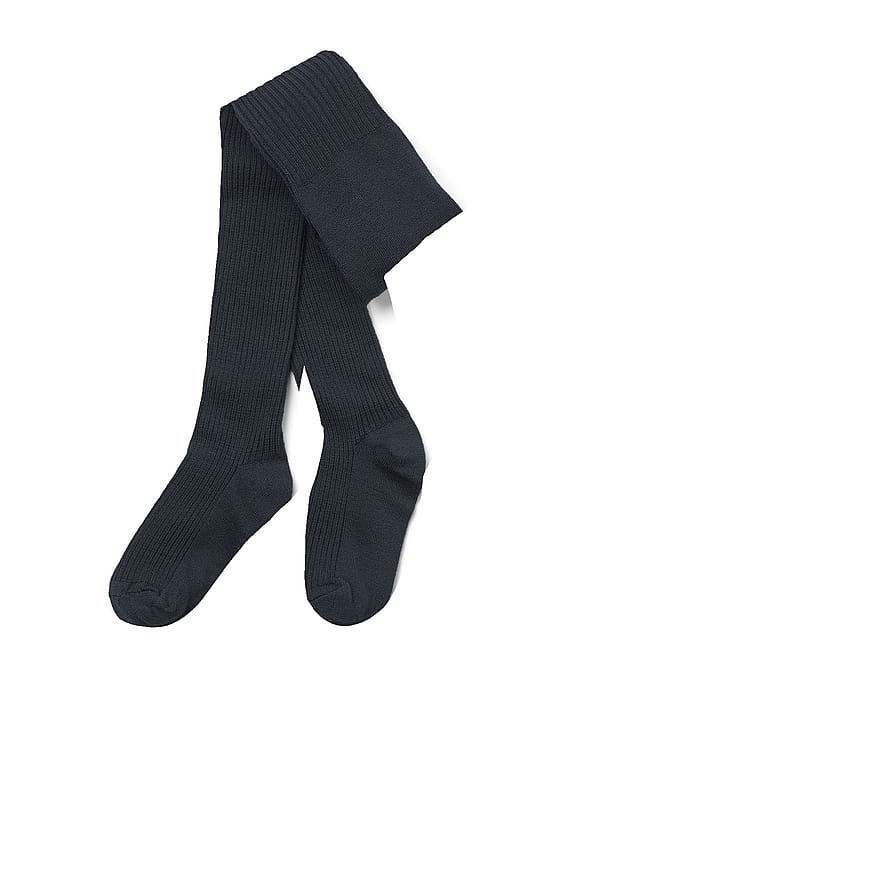 WHEAT Wool Rib Tights Robin 2 Pak Navy Str 74-80