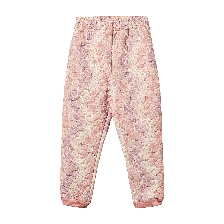 WHEAT Thermo Pants Alex Lilac Flower Rainbow Str 116/6 år