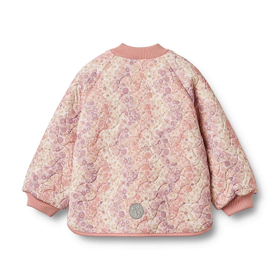 WHEAT Vendbar Termojakke Lake Lilac Flower Rainbow Str 152/12 år