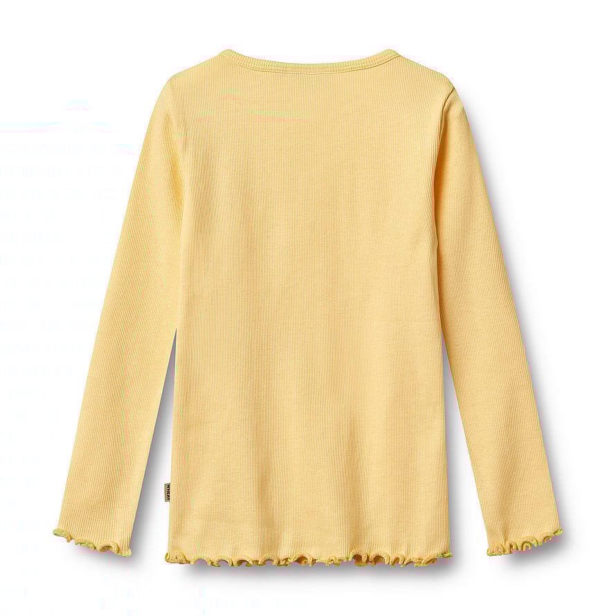 WHEAT T-Shirt Long Sleeve Ida Golden Yellow Str 128/8 år