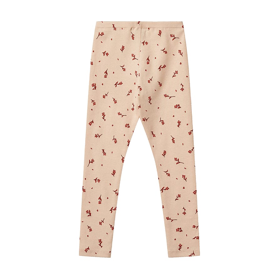 WHEAT Jersey Legggings Jules Rose Water Flowers Str 110/5 år