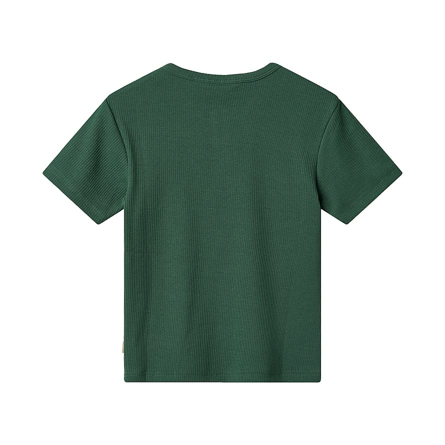WHEAT T-Shirt Short Sleeve Lumi Green Str 122/7 år