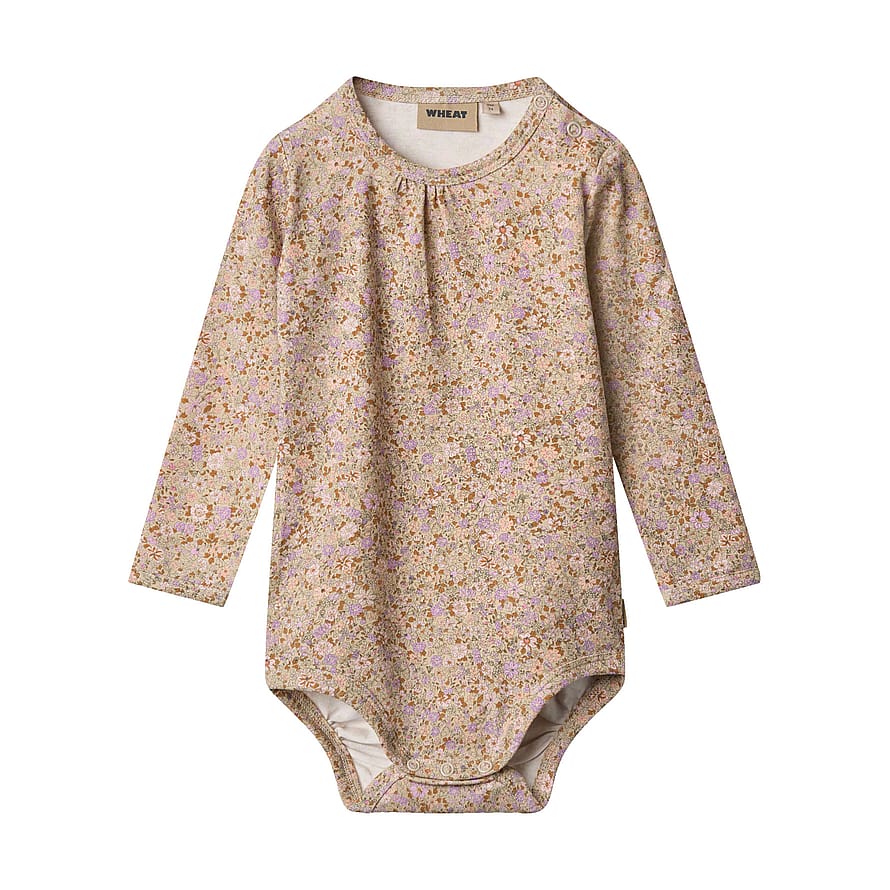 WHEAT Body Long Sleeve Liv Lilac Flower Meadow Str 62/3 m