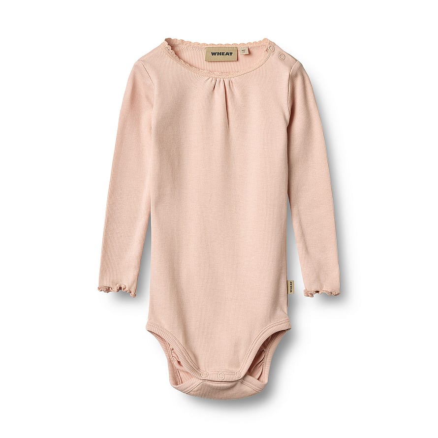 WHEAT Rib Body Long Sleeve Lotta Powder Str 62/3 m