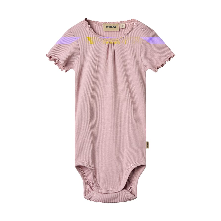 WHEAT Rib Body Short Sleeve Edna Lavender Mist Str 56/1m