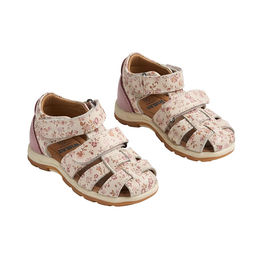 WHEAT Sandal Frei Rose Flowers 23