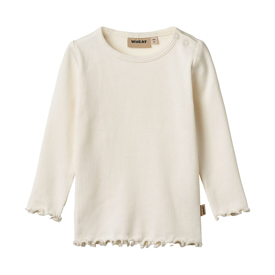 WHEAT T-Shirt Long Sleeve Ida Ivory Str 74/9 m