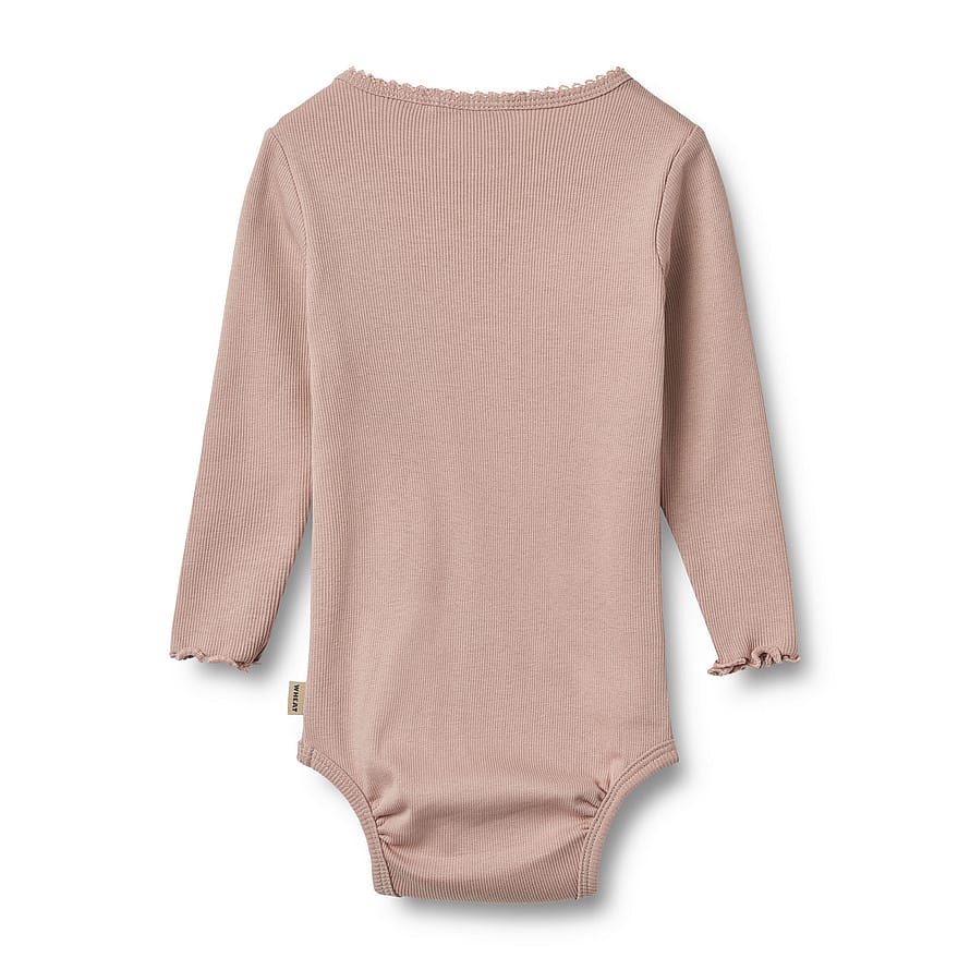 WHEAT Body Long Sleeve Regitze Rose Powder Str 92/2 år
