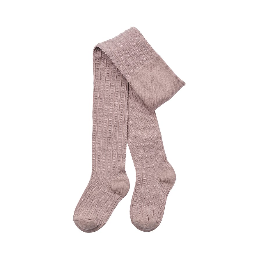 WHEAT Wool Lace Tights Karla 2 Pak Dry Rose Str 74-80