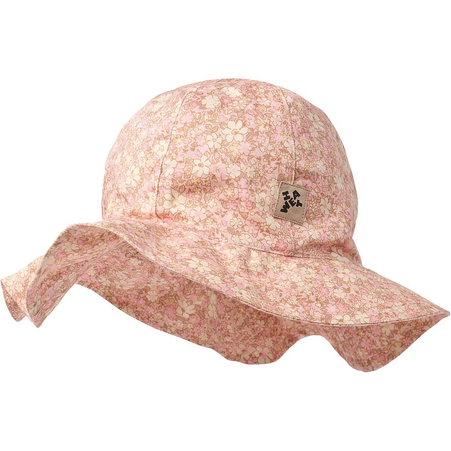 WHEAT Sun Hat Daisy Rose Flower Meadow Str 3-5 år/ 52-53 cm