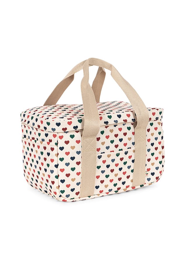 Konges Sløjd Carl Cooler Bag Coeur Coloré H: 20 cm x B: 20 cm x L: 30 cm.
