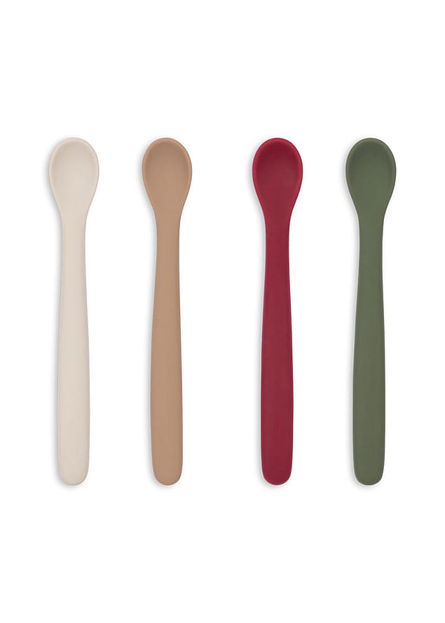 Konges Sløjd Feeding Spoon 4 Pack Forest Mix Onesize