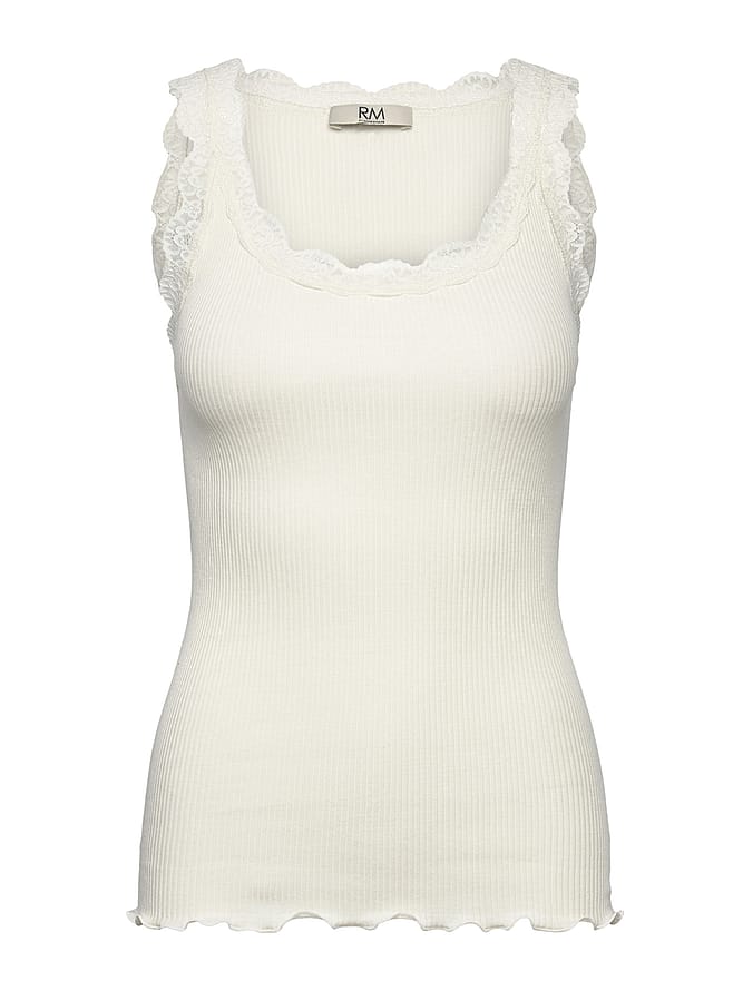 Rosemunde Regular U-neck Top Ivory L