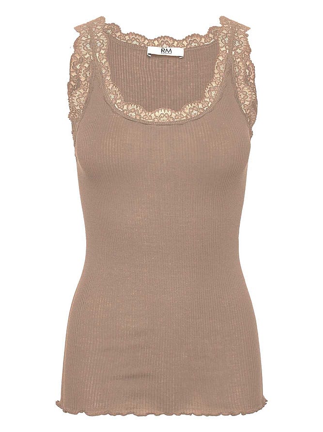 Rosemunde RMWBalta Modal SL U-Neck Top Mocha Meringu L