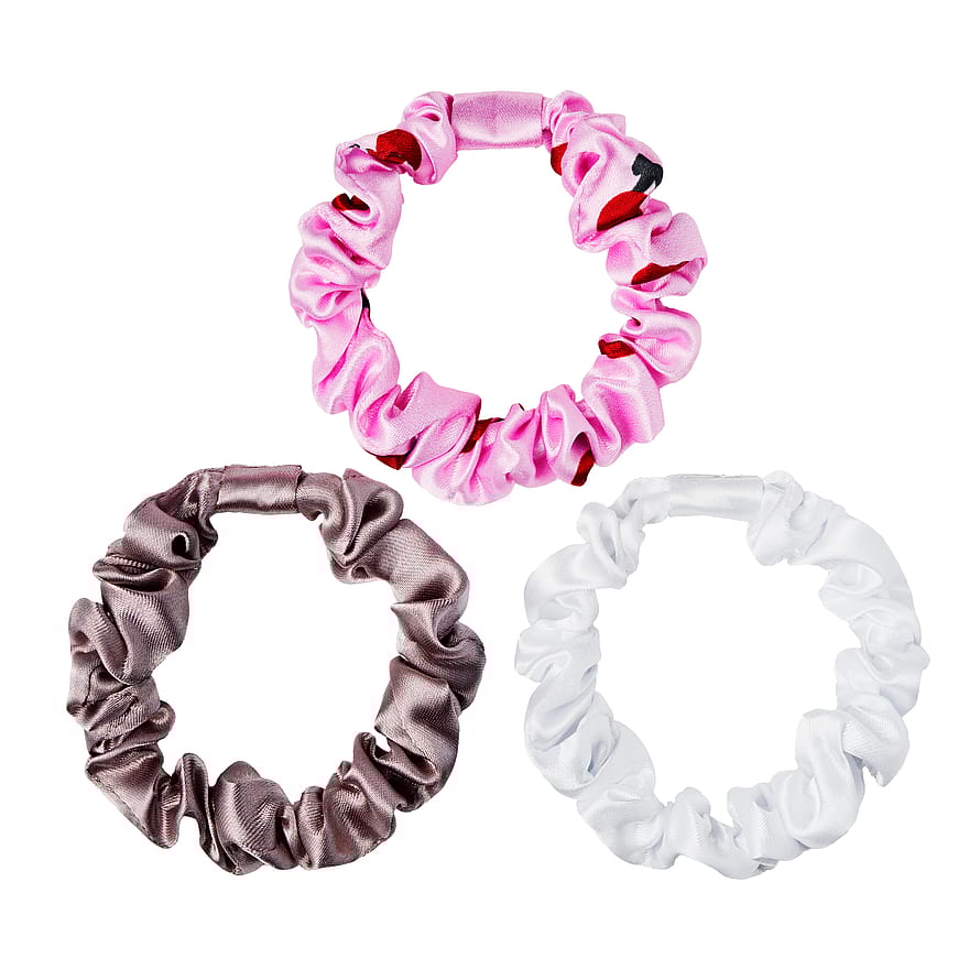 KICKS Beauty Slim Scrunchie Cherry 3 pack