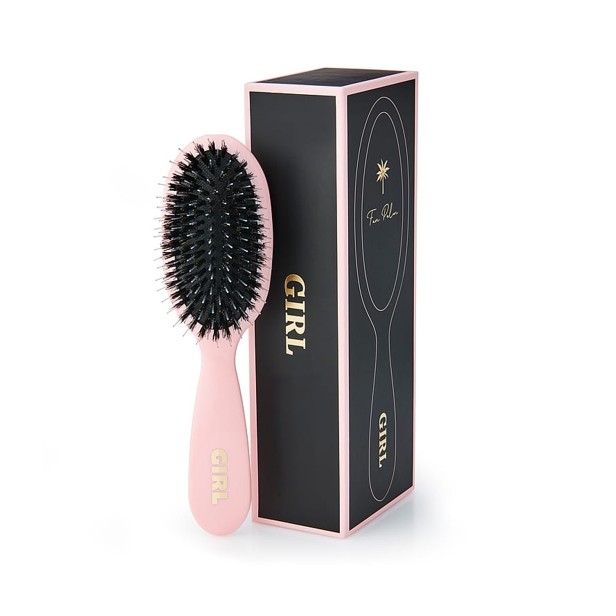 Fan Palm Luxury Hair Brush Girl