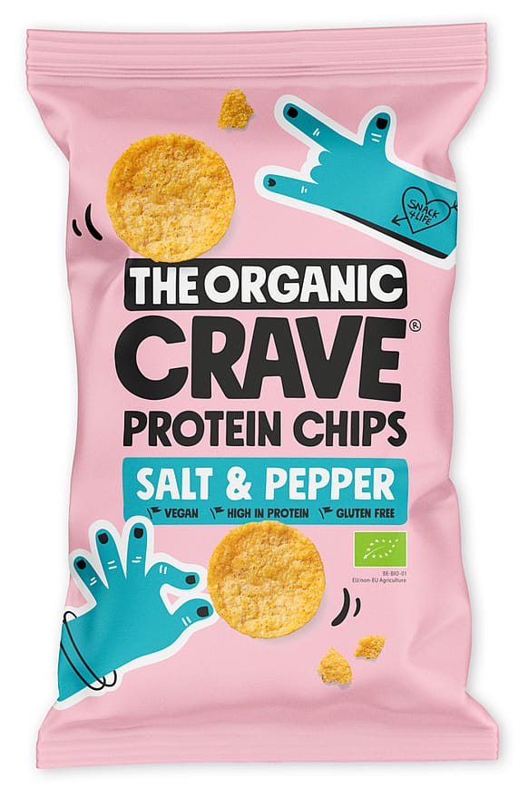 The Organic Crave Økologiske Protein Chip 75 g