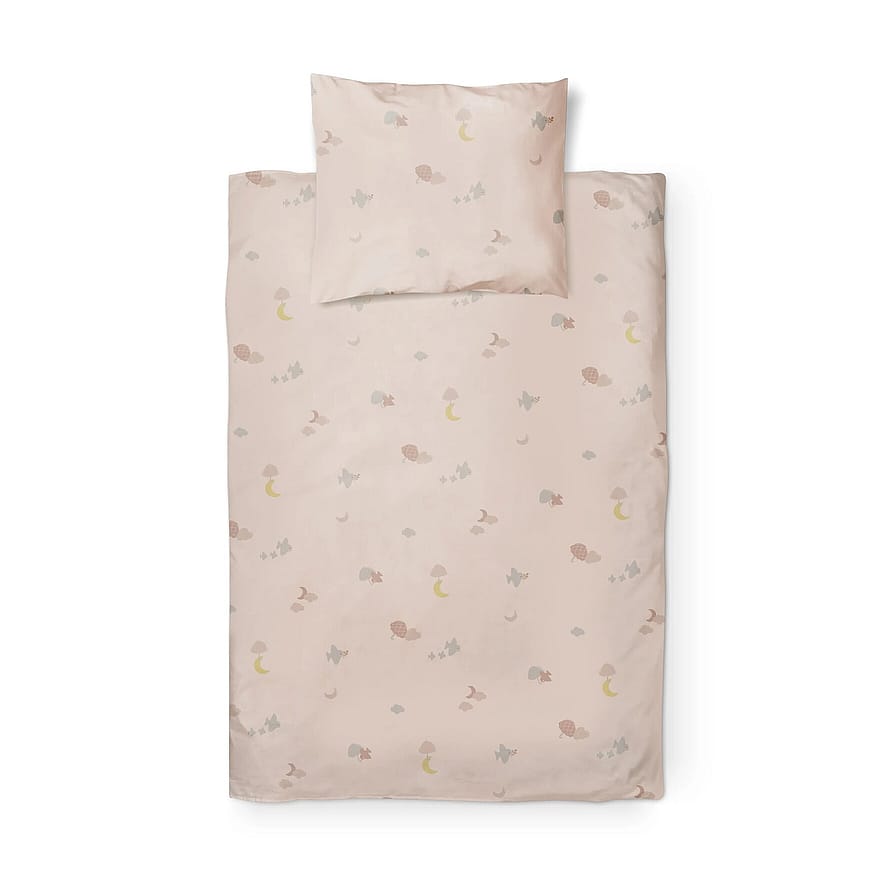 Moonboon Sengetøj Babystørrelse Over the Moon Rose 70x100 / 35x40