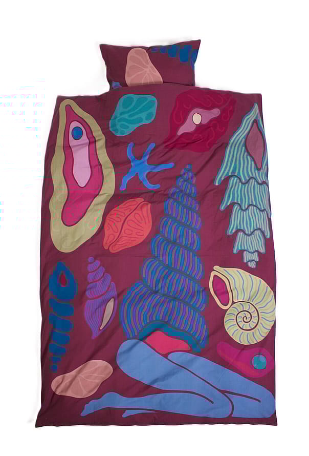 OMHU Sengelinned Bordeaux Str 140x200 cm