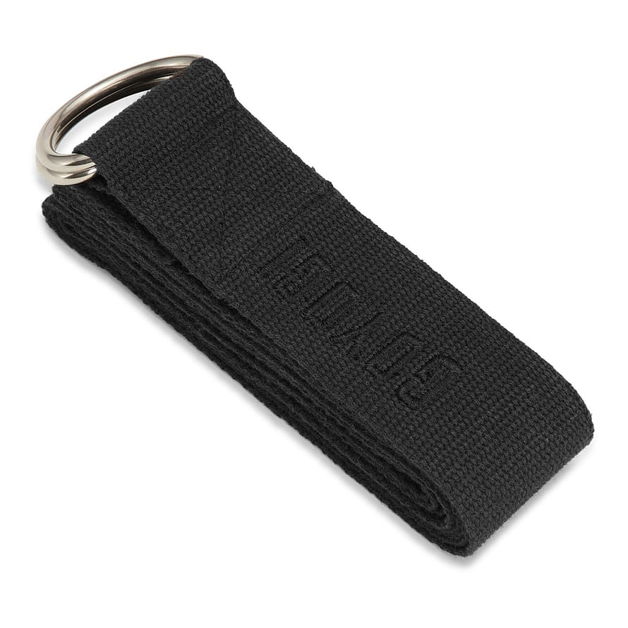 GOYOGI Organic Cotton Yoga Strap Black