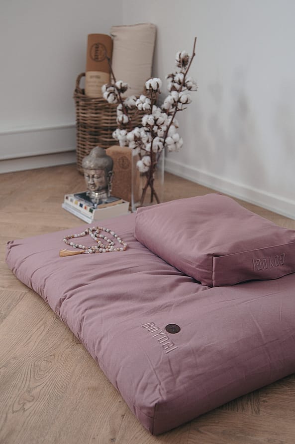 GOYOGI Calm Organic Cotton Rectangular Yoga Bolster