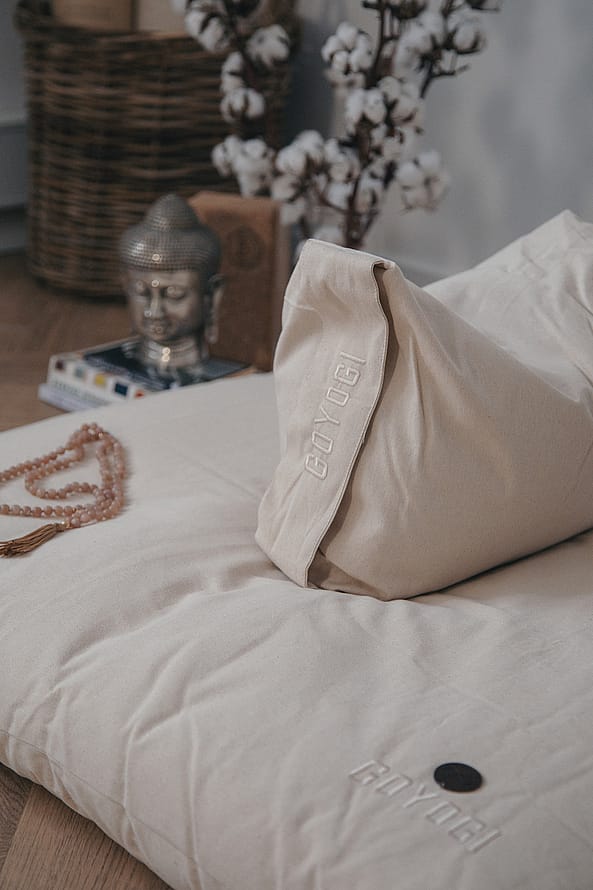 GOYOGI Calm Organic Cotton Rectangular Yoga Bolster