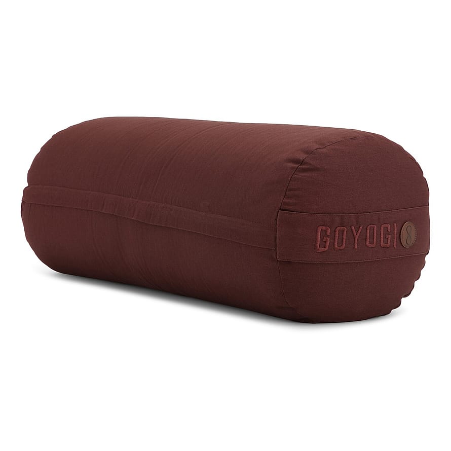 GOYOGI Calm Organic Cotton Yoga Bolster Dark Brown