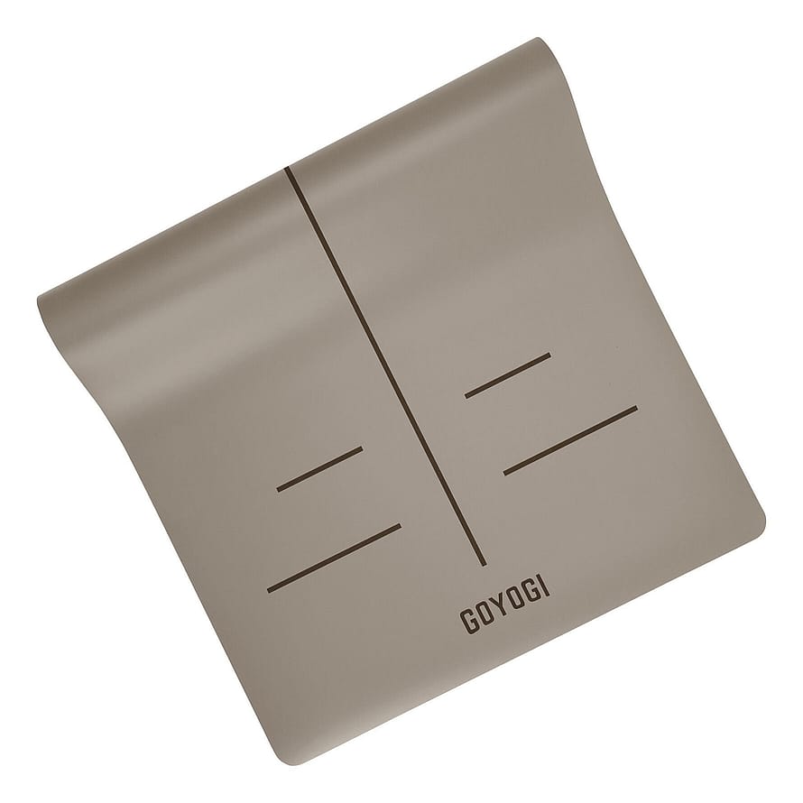 GOYOGI Premium Signature Yogamåtte Sand