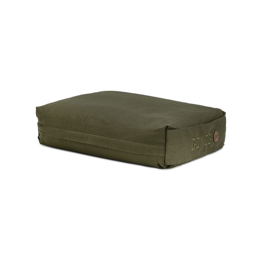 GOYOGI Calm Rektangulær Yoga Bolster Dark Olive