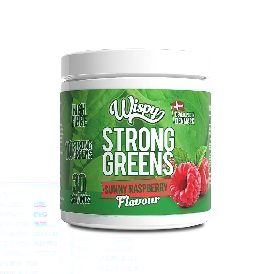 Wispy Nutrition Strong Greens 300 g Sunny Raspberry