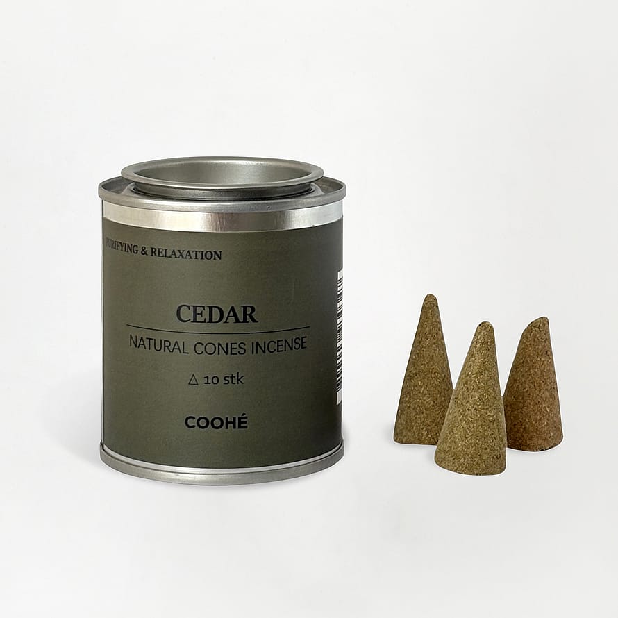 COOHÉ Cedar Incense Cones