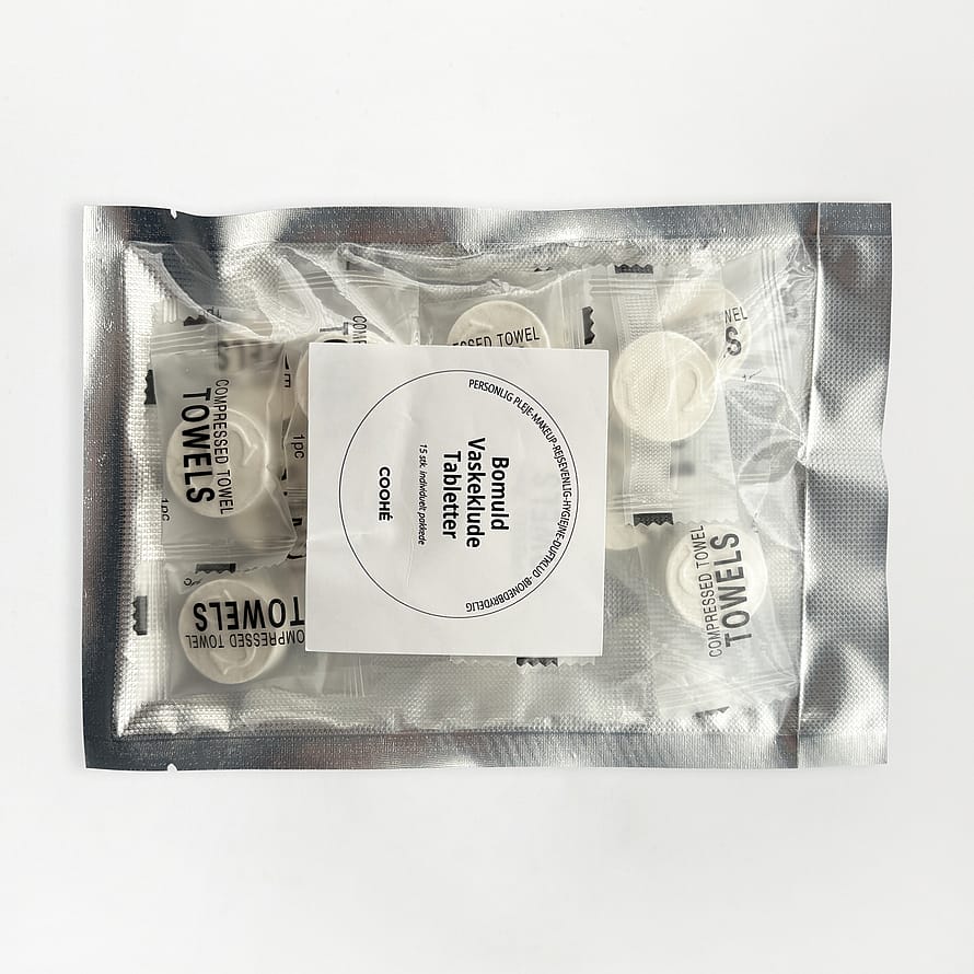 COOHÉ Bomuld Vaskeklude Tabletter