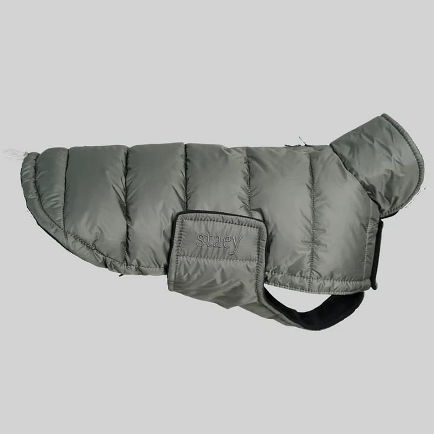 Staey Nora Dog Coat Moss Green L