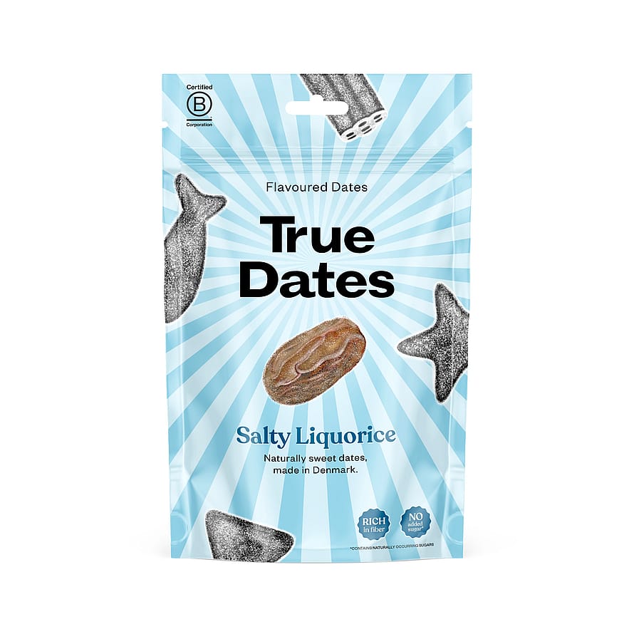 True Dates Salty Liqourice 100 g